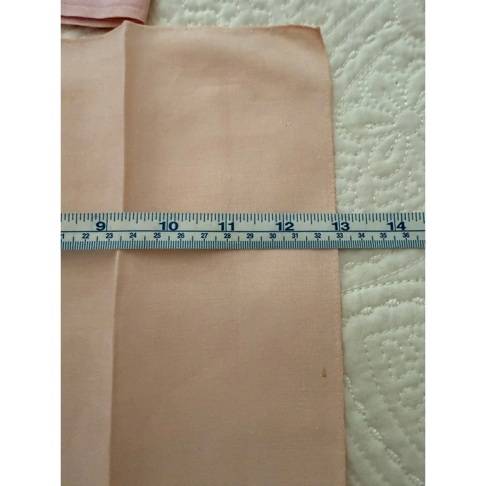 Vintage Linen Napkin 4pc Lot Pastel Embroidered Floral & Bonus pink tea towel